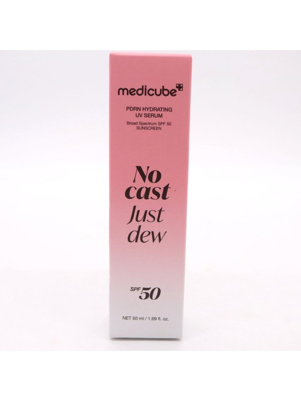 Medicube No Cast Just Dew PDRN Hydrating UV Serum SPF 50 1.69 Fl Oz Exp 05/28